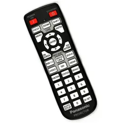Panasonic Original Fernbedienung N2QAYA000060 (Gerätespezifische Fernbedienung, Infrarot), Fernbedienung, Schwarz