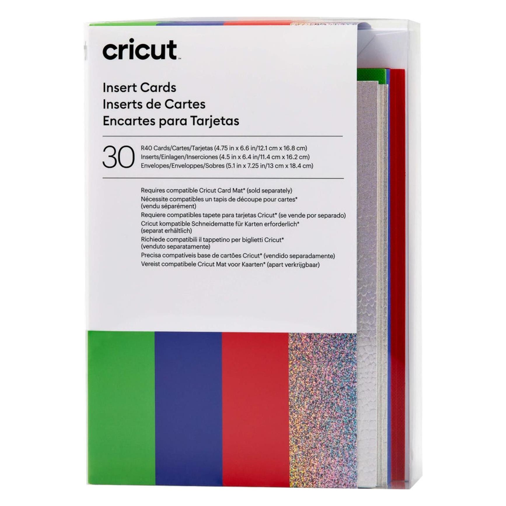 Cricut Insert Cards Rainbow R40 12,1cm x 16,8cm 30-pack (P) (2009471)