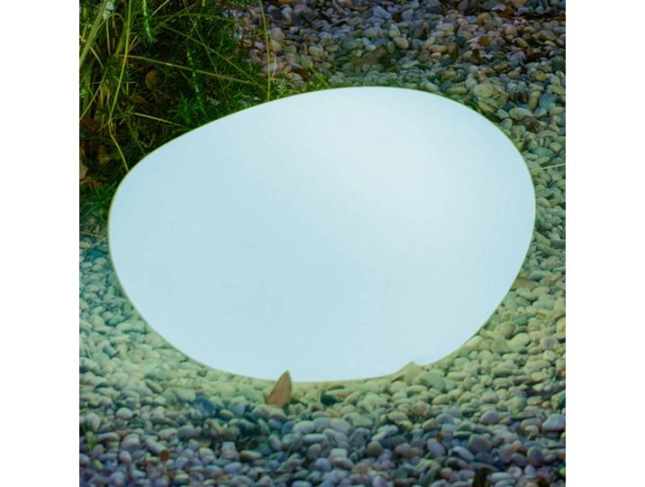 Newgarden Deko Solarleuchte Petra, dimmbar, weiß / opal, Kunststoff, Modern