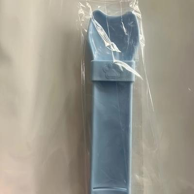Uplift Picks Cat Treat Feeder Spoon Lickable Wet Cat Treat Squeeze Tool blue