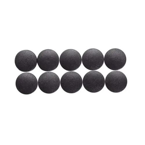 MAUL Magnete schwarz, Kunststoff Ø 1,5 cm, 10 St.