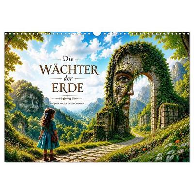 Die Wächter der Erde (Wandkalender 2027 DIN A3 quer), CALVENDO Monatskalender