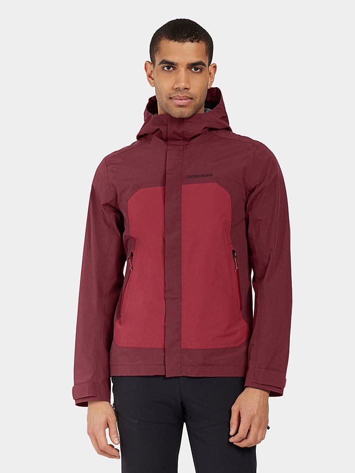 Didriksons Funktionsjacke "Grit" in Bordeaux/ Rot - S