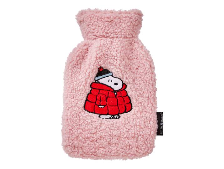 Mini Wärmflasche Snoopy Jacke Pink/Rosa 14 x 22 x 5cm Polyester