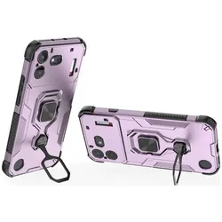 Cover-Discount Nothing Phone (4b) - Robustes Back Cover mit Kickstand (Nothing Phone (4b)), Smartphone Hülle, Violett
