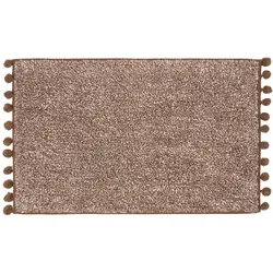 BADEMATTE Pompons 50/80 cm, Baumwolle
