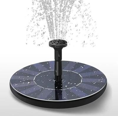 Inspired Finds Solar Floating Fountain Pump For Bird Baths And Garden Ponds 7.09in