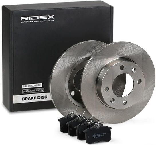 RIDEX 3405B1090 Brake discs and pads set