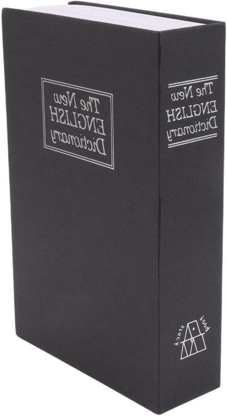 Buxsafe Veiligheidskluis met codeslot en geheime code, zwart, Breedte: 24 cm