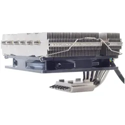 Silverstone SST-NT06-PRO-V2 - Nitrogon CPU-Kühler mit 6 Wärmerohren und 120 mm-PWM-Lüfter für (82 mm), CPU Kühler, Silber, Schwarz