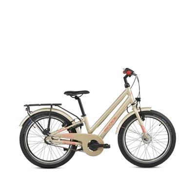 Kinderfahrrad S’COOL "S'COOL chiX pro" Gr. 29, beige (champagner, hellrot), Fahrräder, Kinder, 29cm, 20 Zoll (50,80cm)