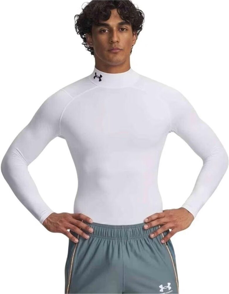 Camiseta Térmica Under Armour 1366072-100 Para Hombre Blanco Xs Hombre