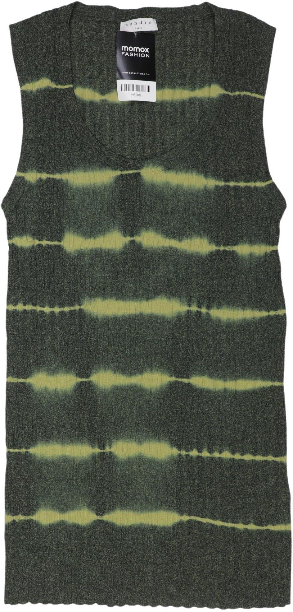 Sandro Damen Top, Grün, Gr. EU 40 (Sandro 3), Viskose / Synthetik - Second Hand