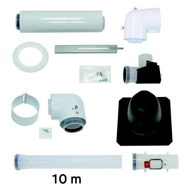 Vaillant Paket 1.51 Luft-/Abgasführung starr. Anschluss-Set D 80/125 PP (3 St.) (0010040555)