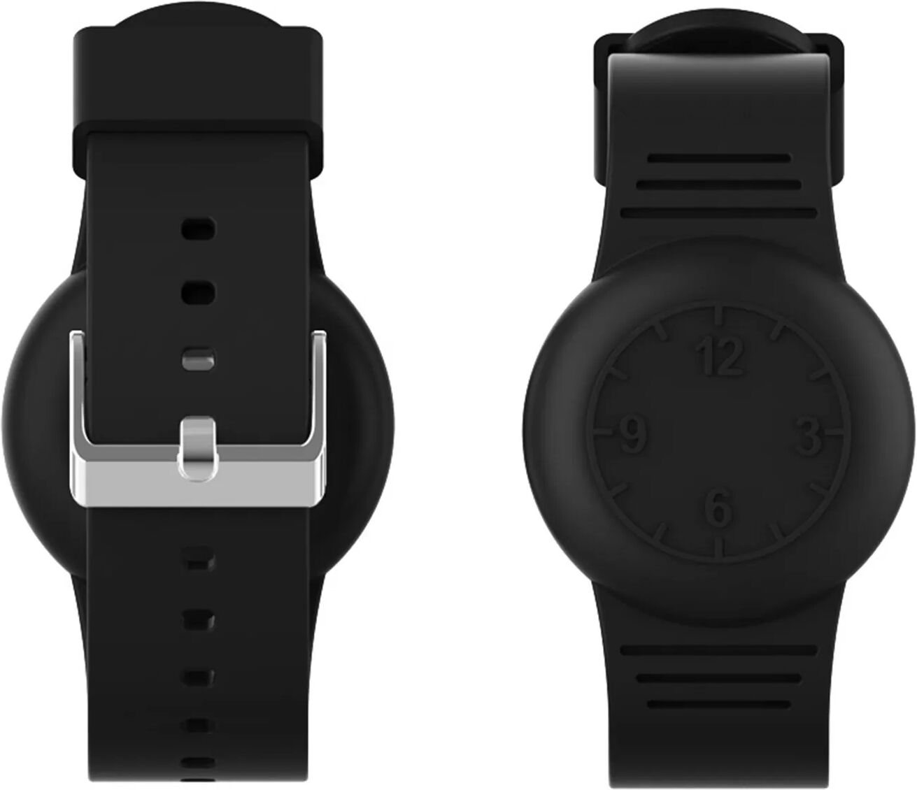 INF AirTag-Armband Air-Tag-Uhrenarmbandhalter Schwarz