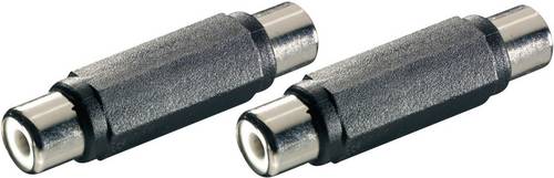 SpeaKa Professional SP-7869816 Cinch Audio Adapter [1x Cinch-Buchse - 1x Cinch-Buchse] Schwarz