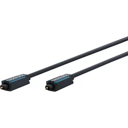 CLICK 70365 - Toslink Kabel, Toslink inkl. 3,5 mm Adapter, 0,5 m