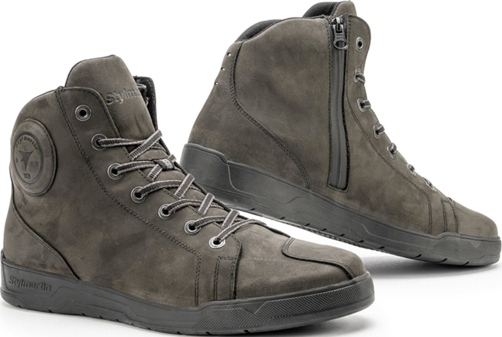 Stylmartin Tank WP Leather wasserdichte Motorrad Schuhe TANK-WP-ASH-37