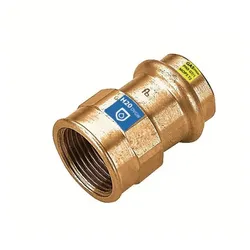Sanpro Pressfitting Übergang Innengewinde Übergangsmuffe, Größe V 28 - 1/2"