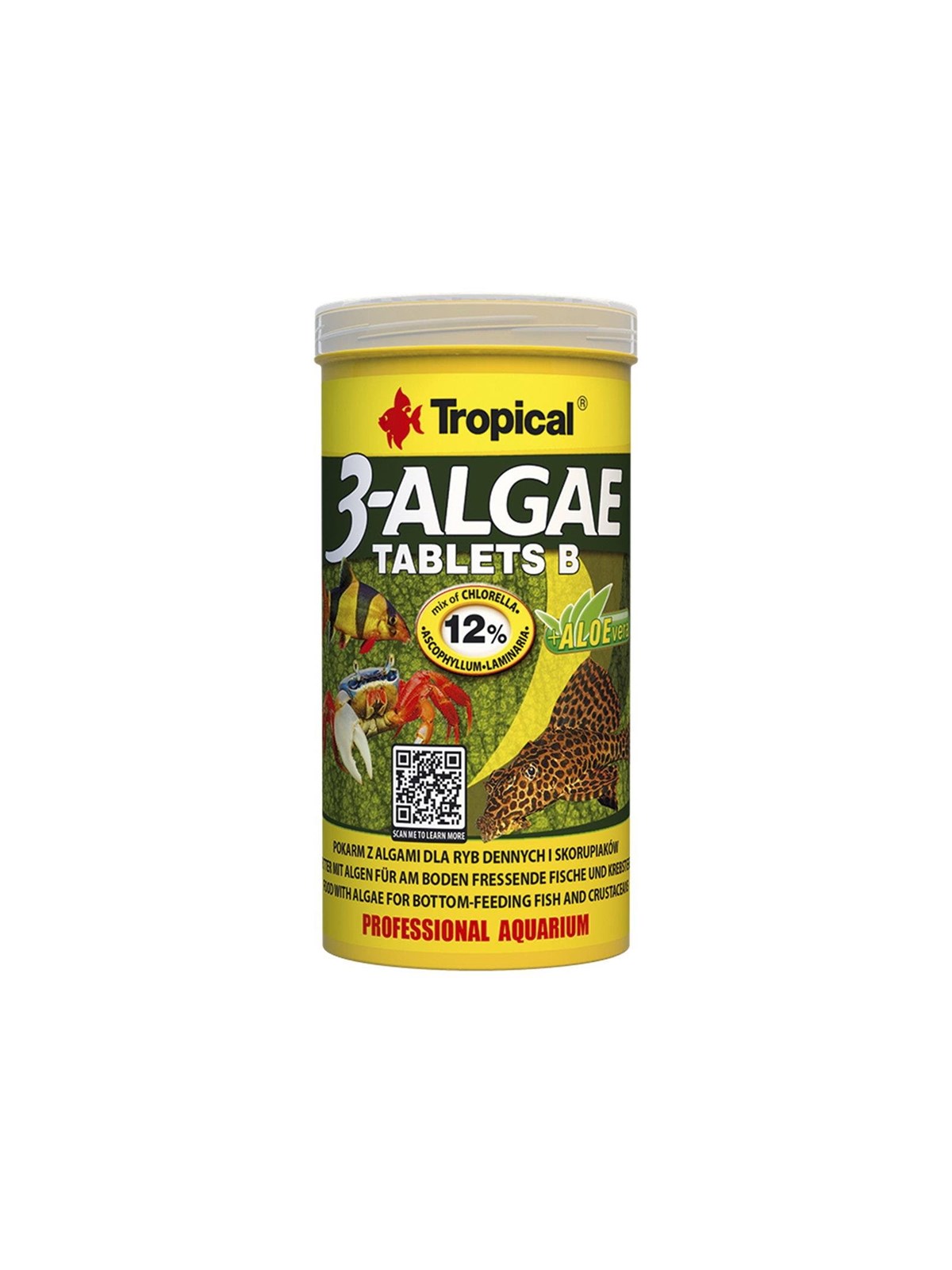 Tropical 3-Algae Tabletten B 250 ml. / 150 g. ca. 830 Stk.