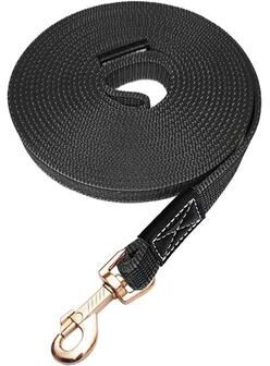 Uplift Picks Durable Long Dog Leash Anti Slip Training Dog Walking Lead black 150x2 Cm