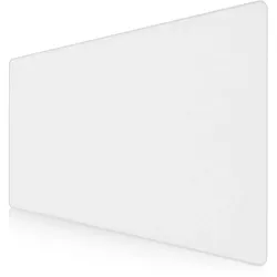 Titanwolf Gaming Mauspad, XXXL Speed Mousepad 1200 x 600 mm, Geschwindigkeit & Präzision, weiß