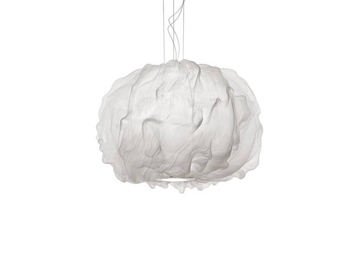 FOSCARINI lampe à suspension NUÉE (Blanc MyLight - Tissu tridimensionnel)