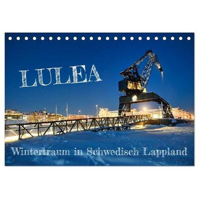 Lulea - Wintertraum in Schwedisch Lappland (Tischkalender 2027 DIN A5 quer), CALVENDO Monatskalender