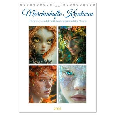 Magische Kreaturen (Wandkalender 2026 DIN A4 hoch), CALVENDO Monatskalender