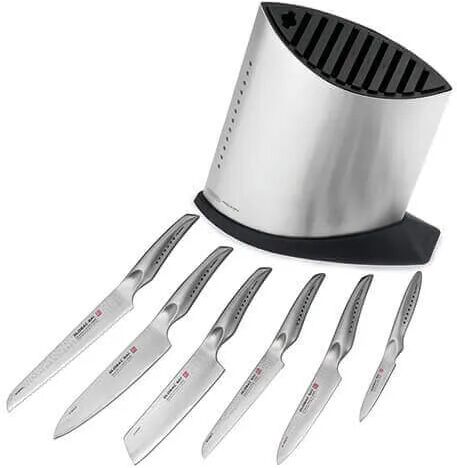 Global Sai 7 Piece Knife Block Set