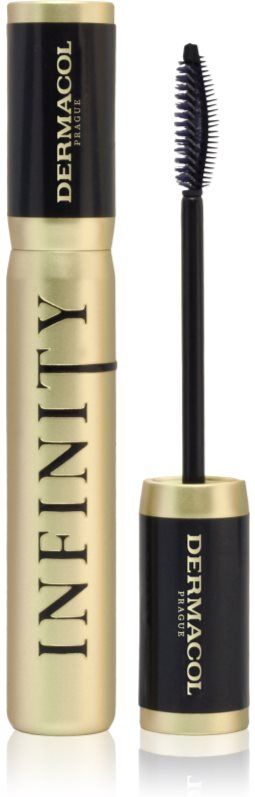 Dermacol Infinity verlängernde Wimperntusche für langanhaltendes Volumen Farbton Hyperblack 6 ml
