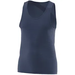 Löffler Singlet Merino Light Unterhemd Herren dark blue- Gr. 52