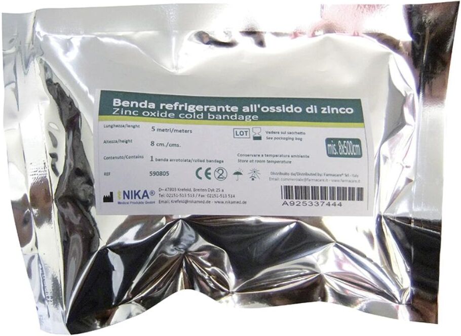 FARMACARE Srl FARMACARE Benda Refrigerante Ossido Zinco  6x5