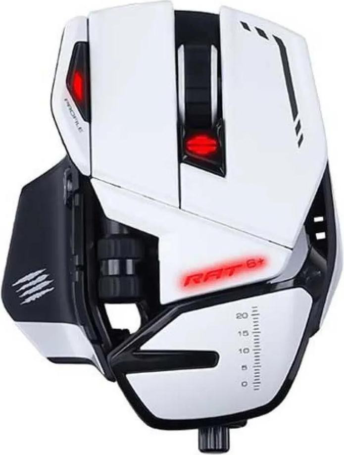 Mad Catz R.A.T. 6+ White optische gamingmuis