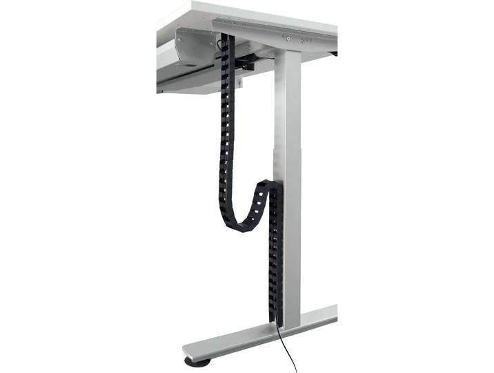 Kabelkanal Office Zubehör schwarz Kunststoff B 3.7 cm T 1.5 H 130 cm - Kabelkanal