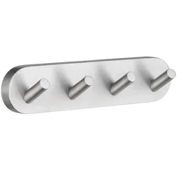 Smedbo HOME - Viererhakenleiste in Chrom gebürstet HS359