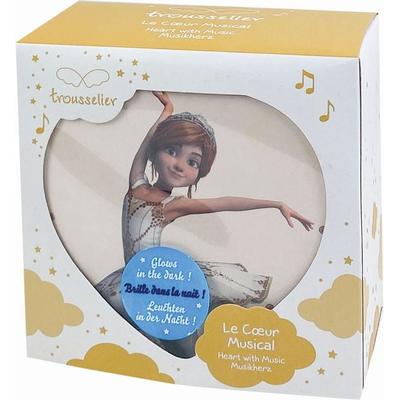TROUSSELIER - Musikspieluhr Herz, Ballerina, nachtleuchtend