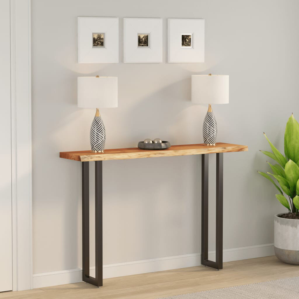 Alpen Home Rectangular Table Top Rectangular Solid Wood Brown 160 x 30 x 3.8 cm