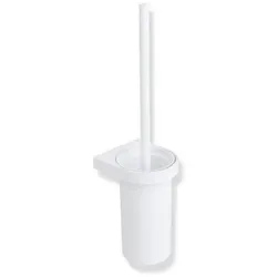 Hewi System 800 Toilettenbürstengarnitur 800.20.10260AS 105x420x120mm, Behälter Kunststoff weiß, weiß matt