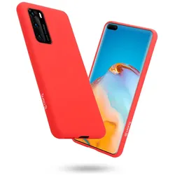 Hülle Crong Color - Huawei P40 (rot)
