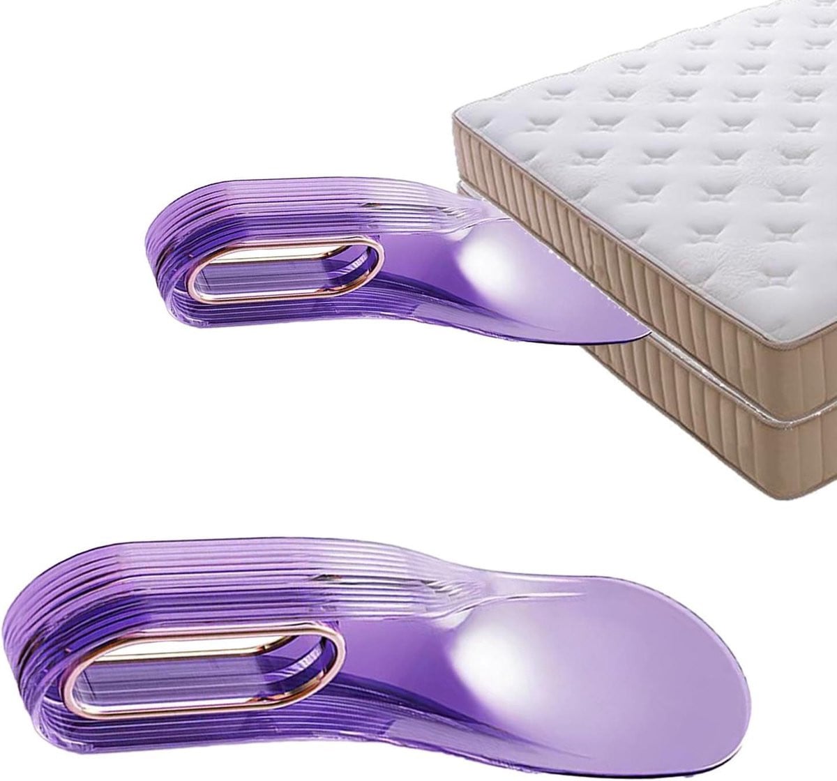 Matraslifter Gereedschap Wit - Ergonomische Bed Laken Tucker voor 4-5 Inch Verhoging