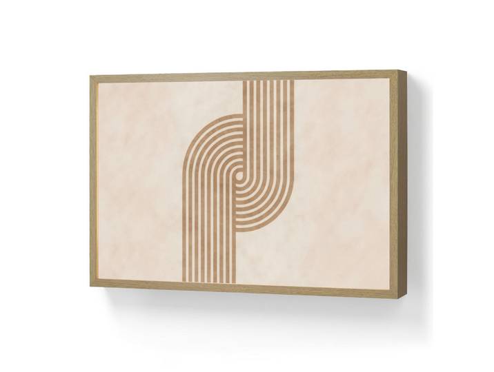 OnlyWow Wandleuchte MIT Akku Symmetrische Biegung - kupferfarbig 60x40 cm, Beige, Rechteckig, LED integrated, 60x40x8 cm, Lampen & Leuchten, Innenbeleuchtung, Wandleuchten