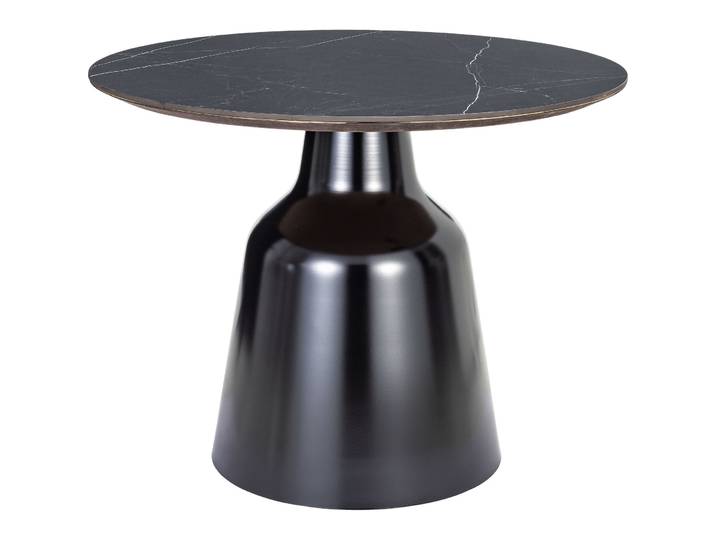 Beistelltisch Mondo schwarz Keramik B 48 H 51 cm