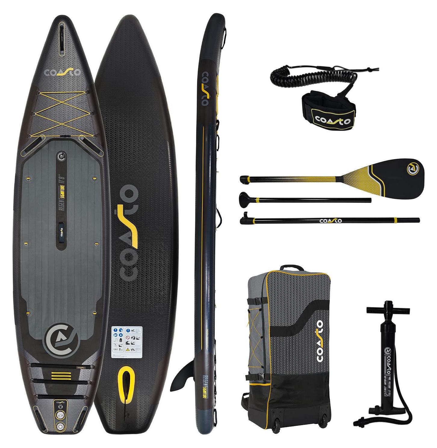 Coasto Regent 11'8 Signature SUP Board aufblasbar Set 355x86cm ISUP inkl Paddel