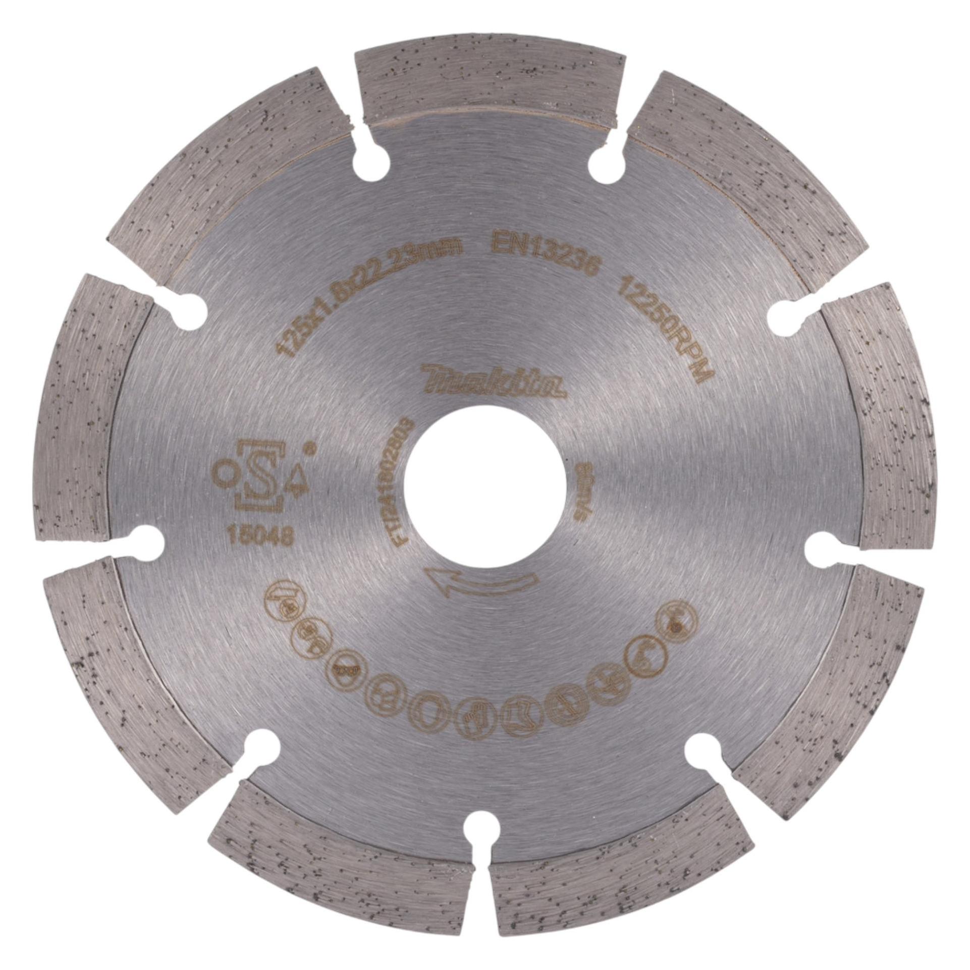 Makita 10x Diamak Diamanttrennscheibe 125 x 22,23 mm ( 10x D-80086 ) (D-80086)