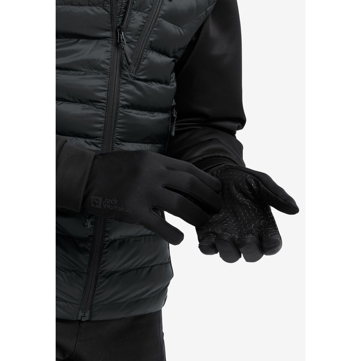 Jack Wolfskin Real Stuff Glove black (6000) XL A65444_6000_A12