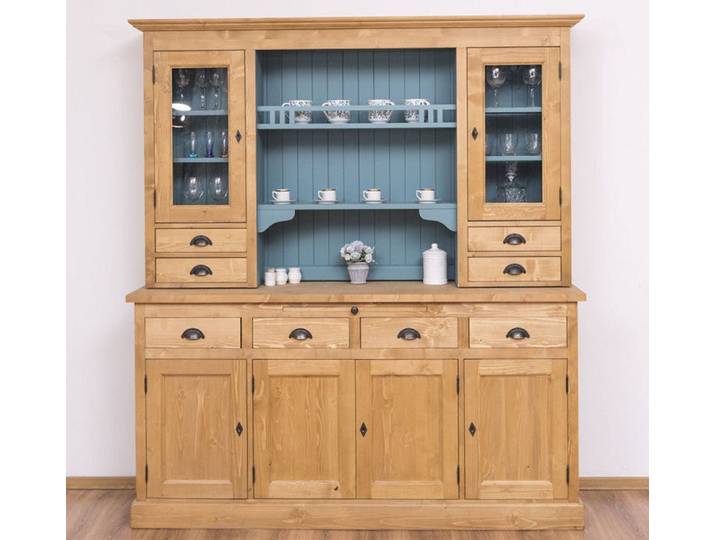 Massivholzmoebel-Becker Buffet Breiter Buffetschrank aus Massivholz im Landhausstil