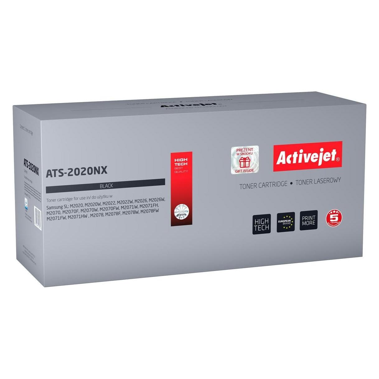 Activejet ATS-2020NX Tonerkartusche für Samsung-Drucker Samsung MLT-D111L-Ersatz Höchste (BK) (ATS-2020NX)