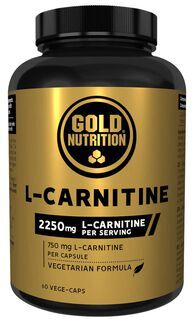 GOLDNUTRITION L-Carnitine 2250 mg 60 cápsulas