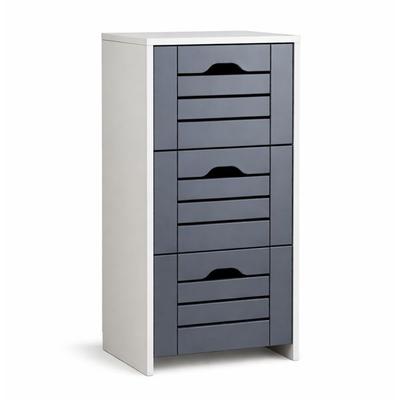Midischrank mit drei Schubladen Flonali 76x38x28
